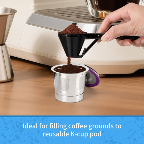 CAFEMASY pala con resorte, manejo con una sola mano.