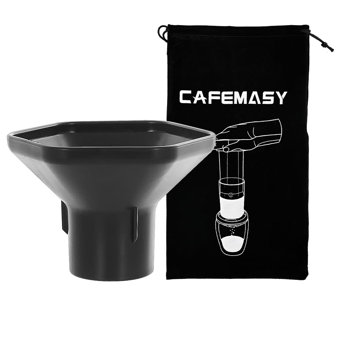 CAFEMASY embudo de café para transferir café molido sin derrames.