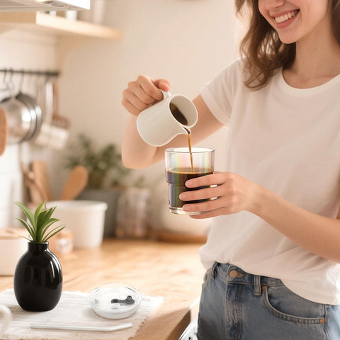 Cafezi diseño compacto para porta-vasos, perfecto para coche y viajes.