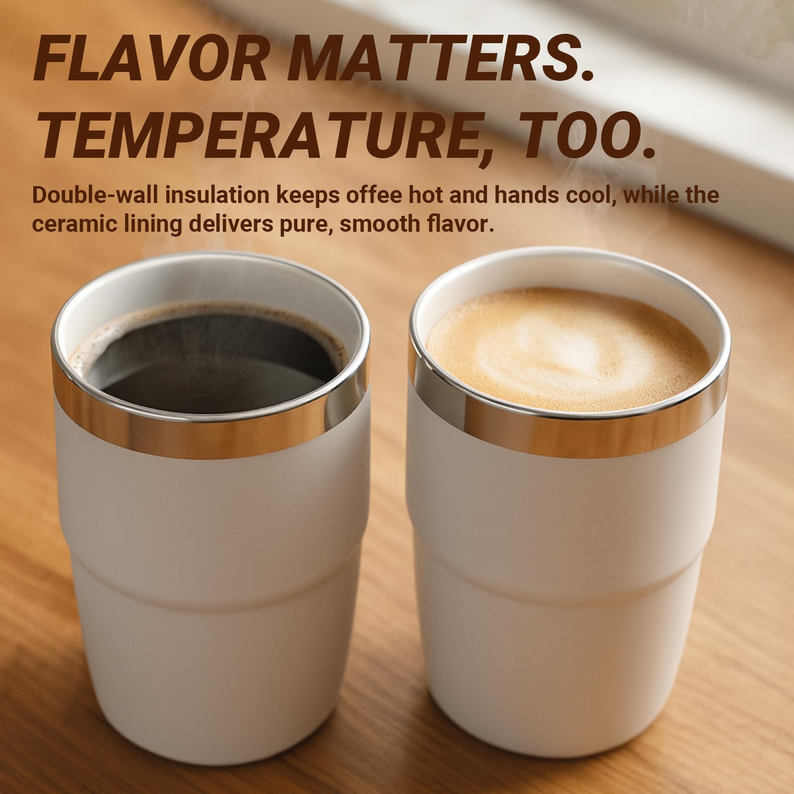 Cafezi tapa magnética deslizable para uso con una mano