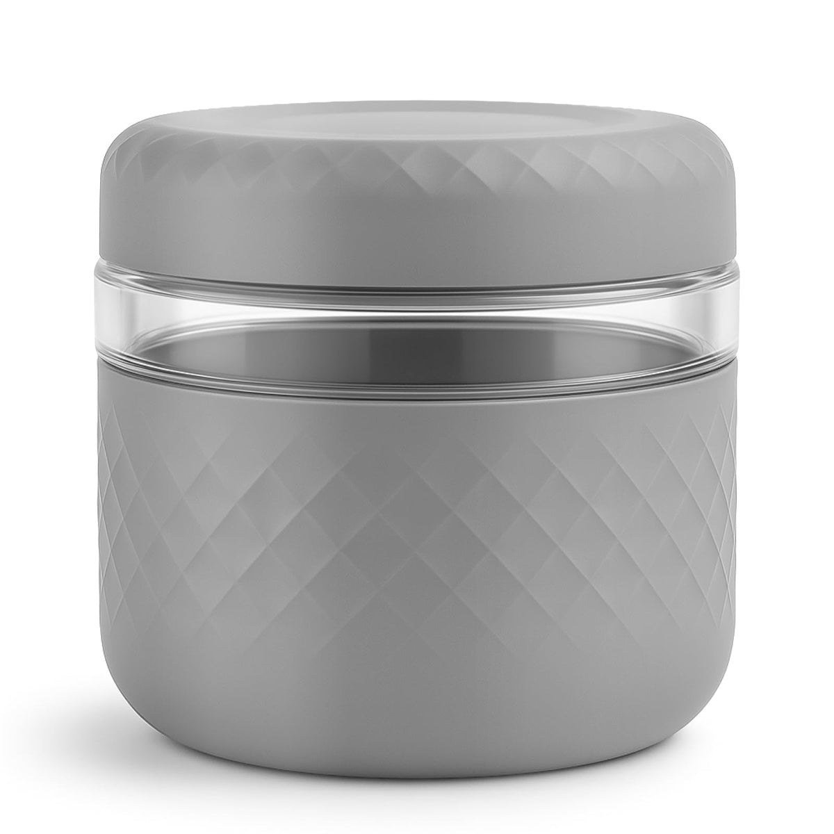 Cafezi tazón cristal para almuerzo con tapa, ideal para comidas rápidas y limpias