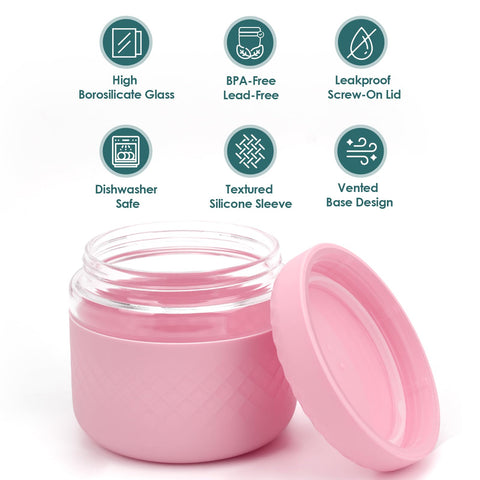 Cafezi tazón vidrio 24oz perfecto para la preparacion de comidas