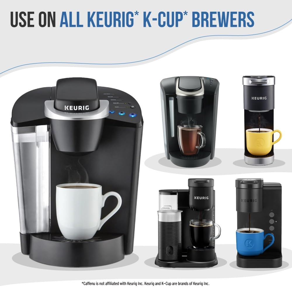 Empaque con dos botellas Caffenu, kit completo para limpieza y desincrustación.