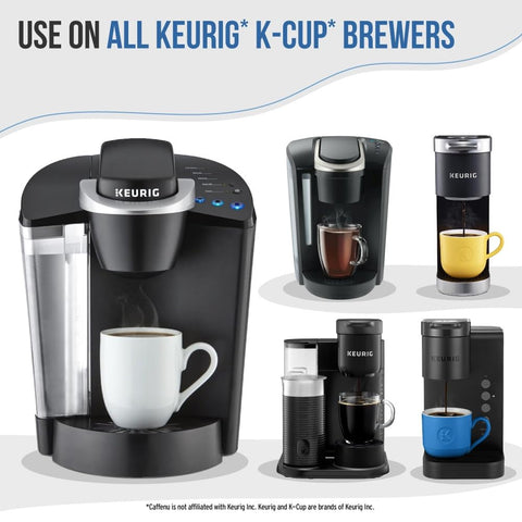 Empaque con dos botellas Caffenu, kit completo para limpieza y desincrustación.
