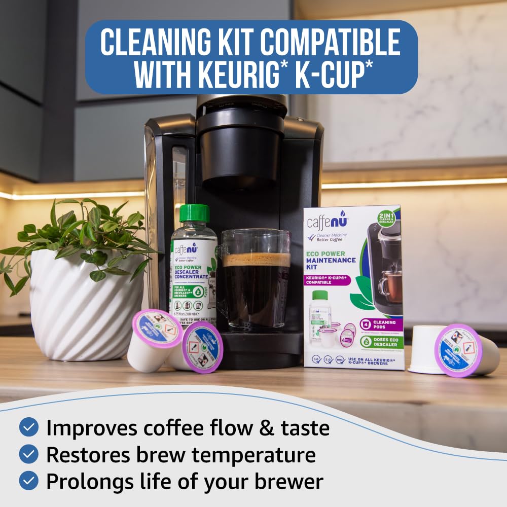 Desincrustante para Keurig 1.0 y 2.0: mantiene la máquina en buen estado.