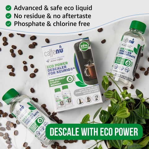 Kit Caffenu para Keurig, descalcificador potente y fácil de usar.