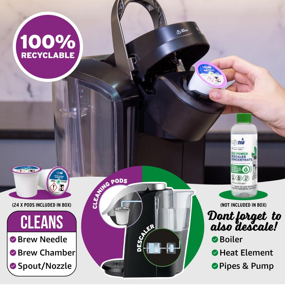Mejora el aroma del café tras la limpieza de Keurig con Caffenu.