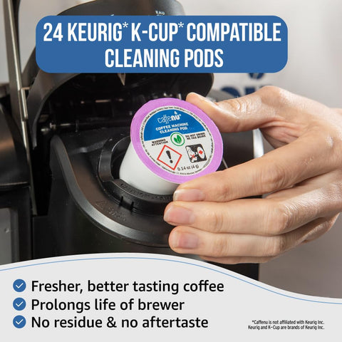 Caffenu pod para Keurig elimina residuos de café y aceites.