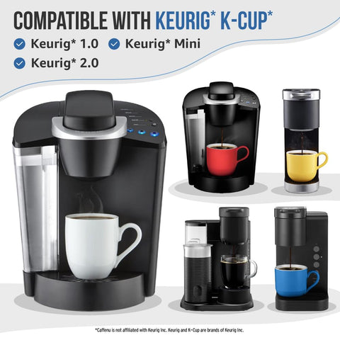 Uso mensual recomendado para mantener máquina Keurig limpia.