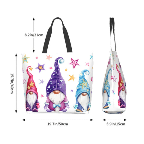 Cafl diseño doble cara en tote, versátil para cualquier ocasión