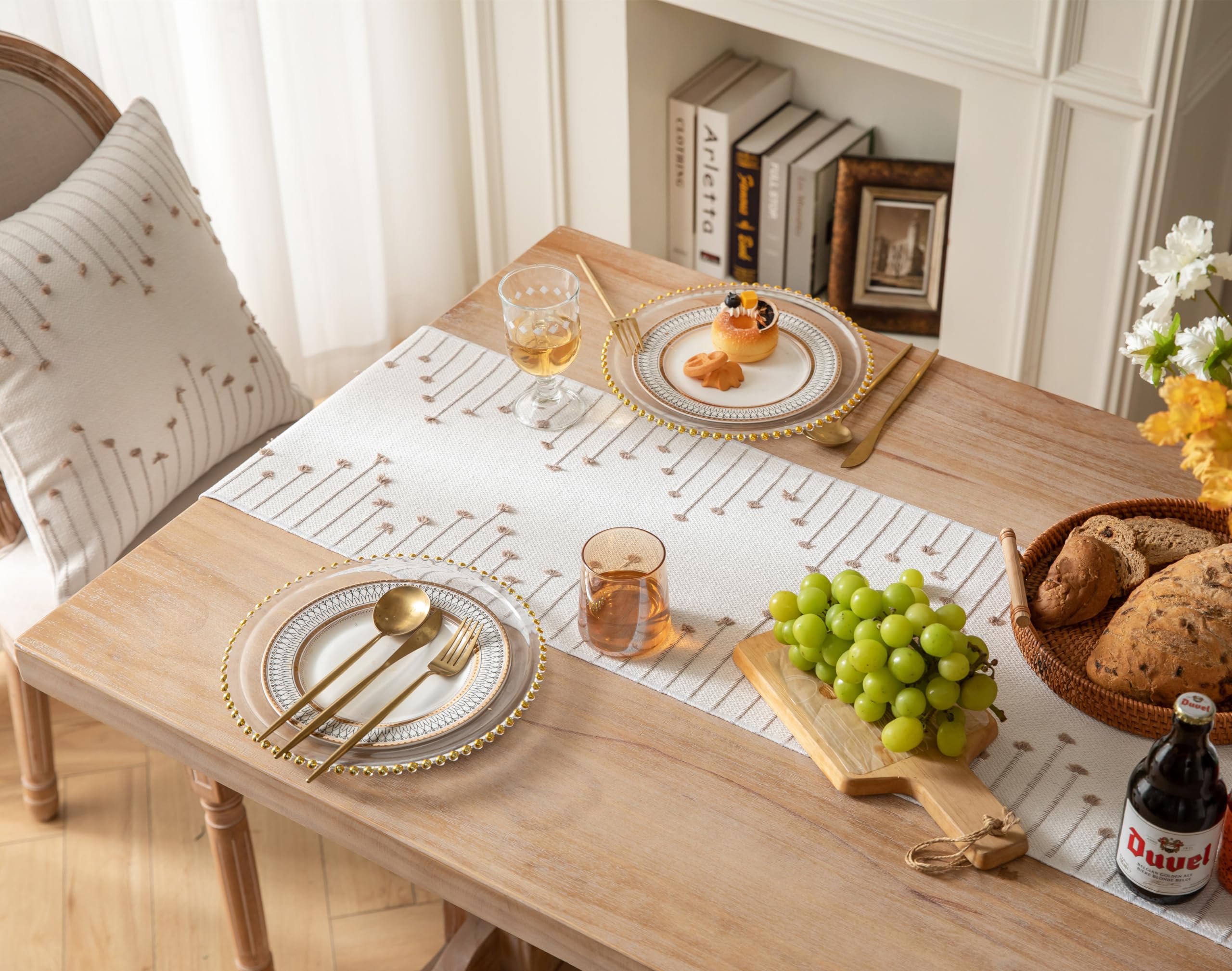 Camino de mesa Caflife reversible para doble estilo en casa
