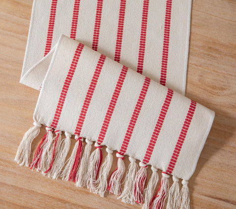 Caflife corredor para tocador hogar navidad rojo complemento decorativo.