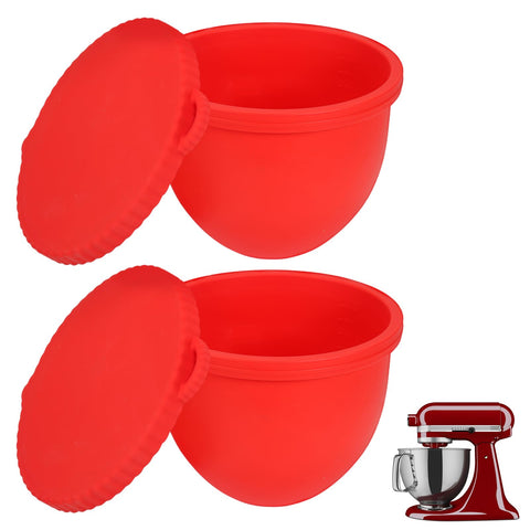 Cafunner revestimiento silicona para cuenco 5qt, fácil de limpiar y reutilizable.