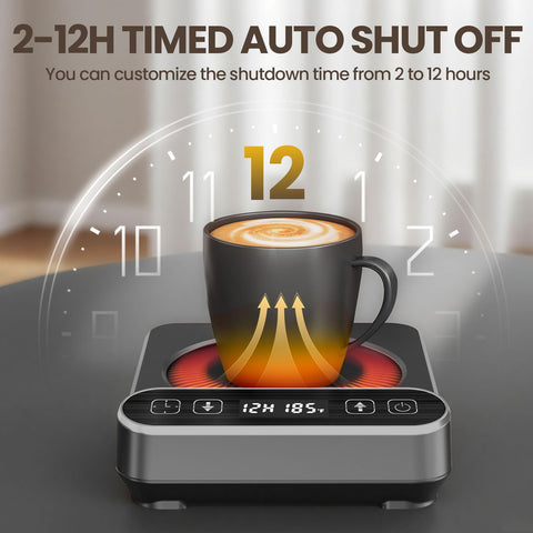 Cafzed, seis niveles de temperatura para bebidas calientes y templadas.