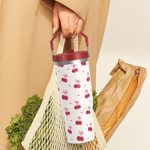 Acero inoxidable de Cahduenx con doble pared para bebidas frías o calientes