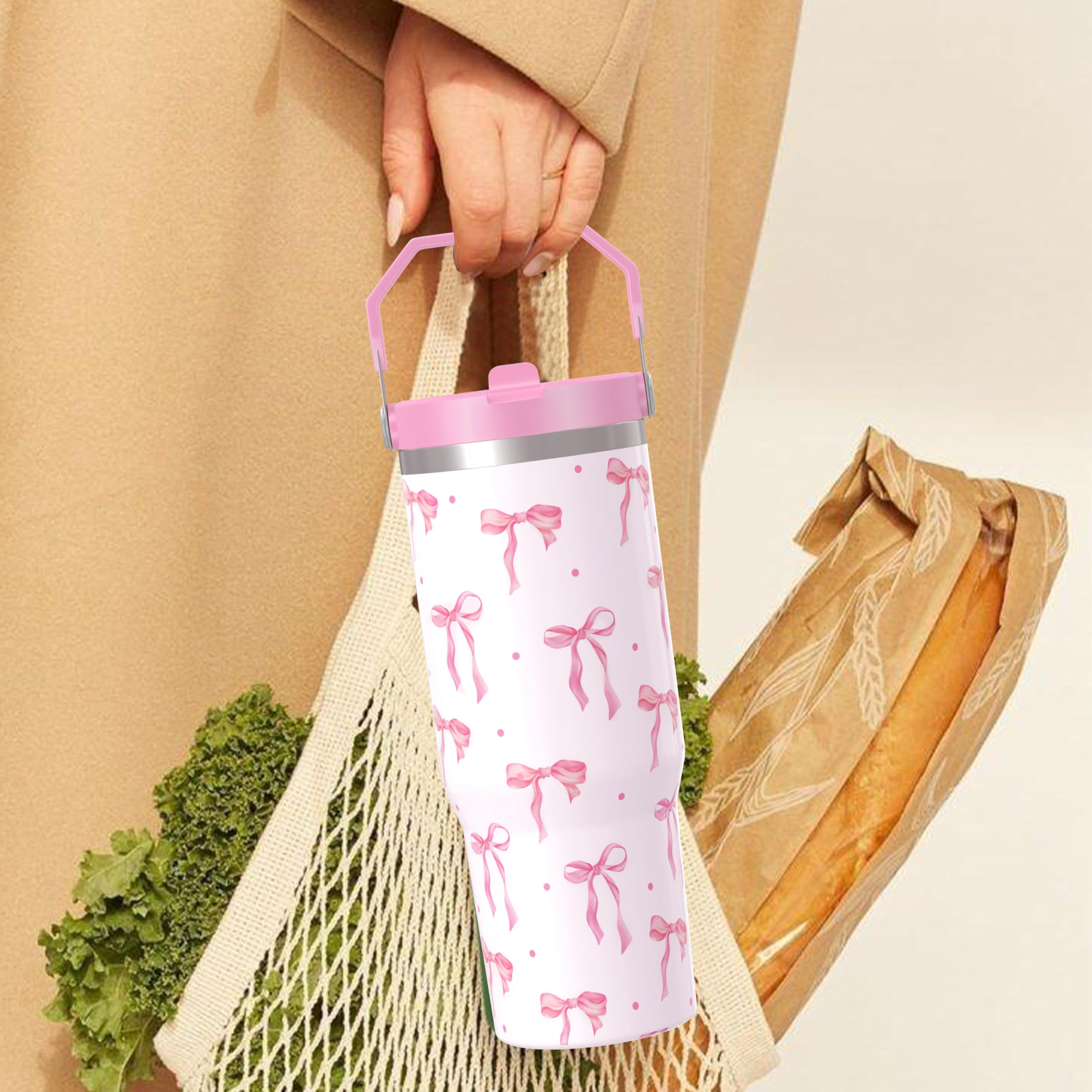 Cahduenx Tumbler con aislamiento doble que conserva la temperatura