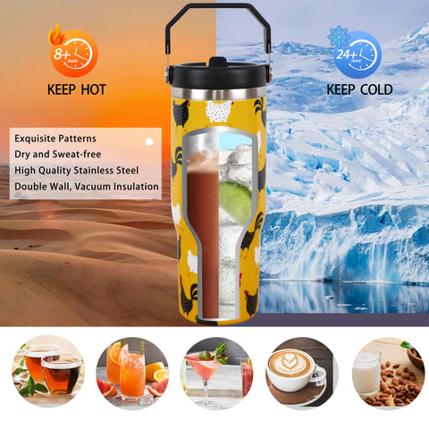 Cahduenx tumbler para café en viaje, perfecto para traslados.