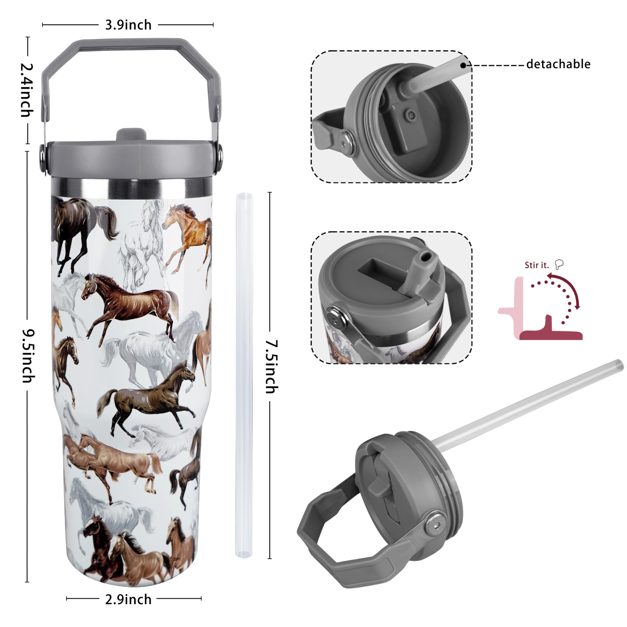 Vaso cahduenx con tapa y sorbo libre de BPA para evitar derrames