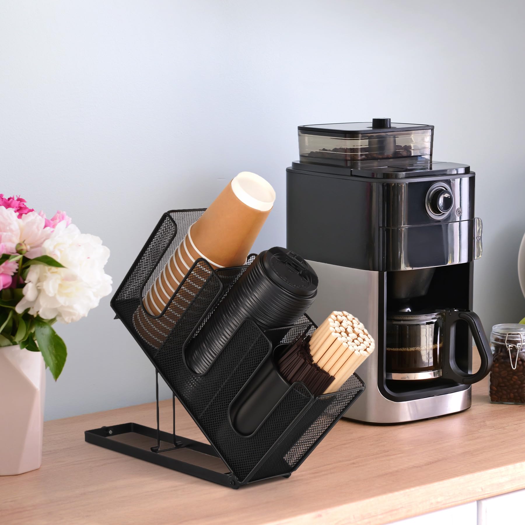 Cairondin dispensador de tazas descartables, uso práctico y listo.