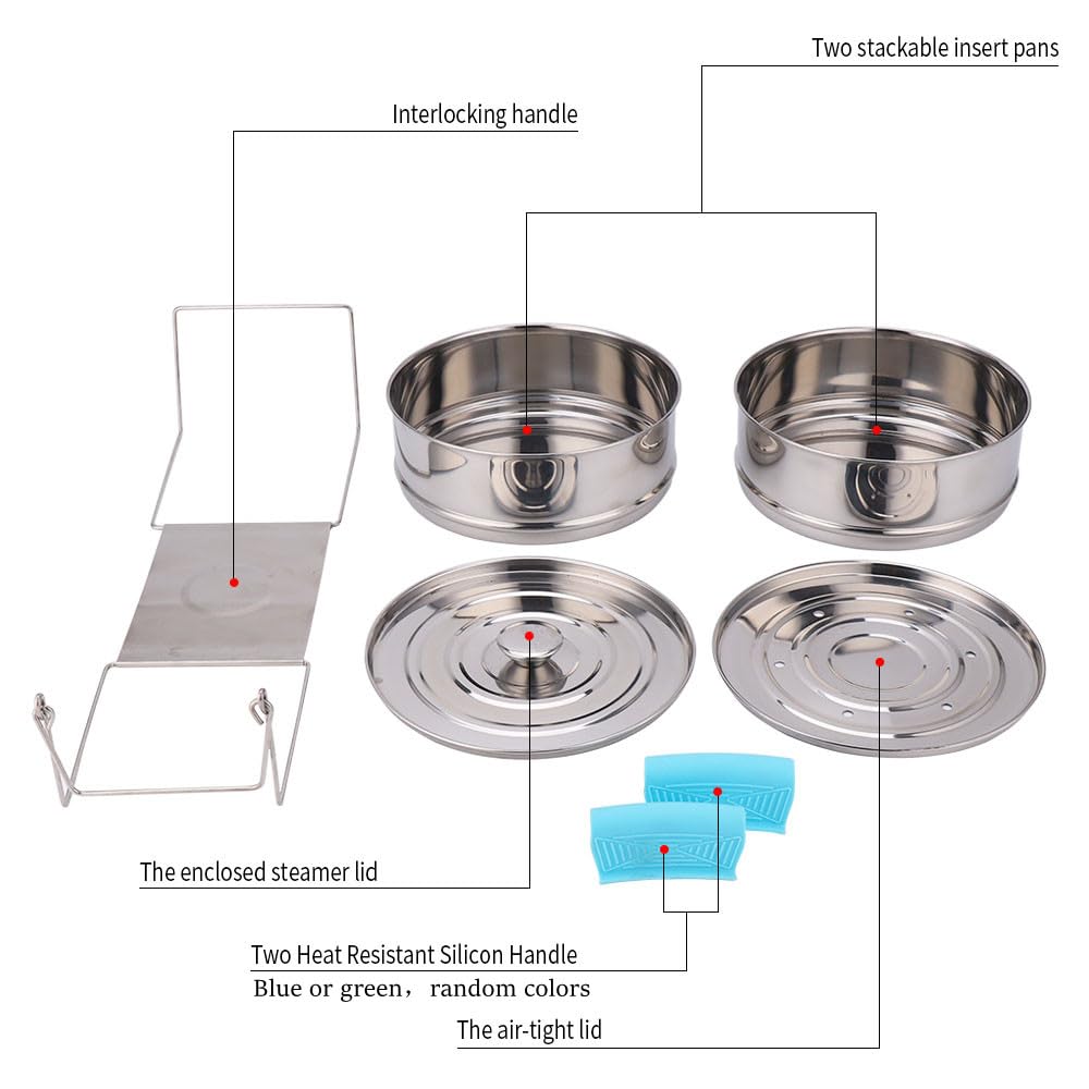 Compatibilidad Caitang con ollas de 6 y 8 cuartos para pot-in-pot