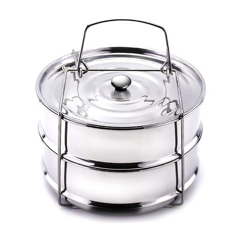 Caitang pan inserto al vapor apilable para cocinar varias porciones