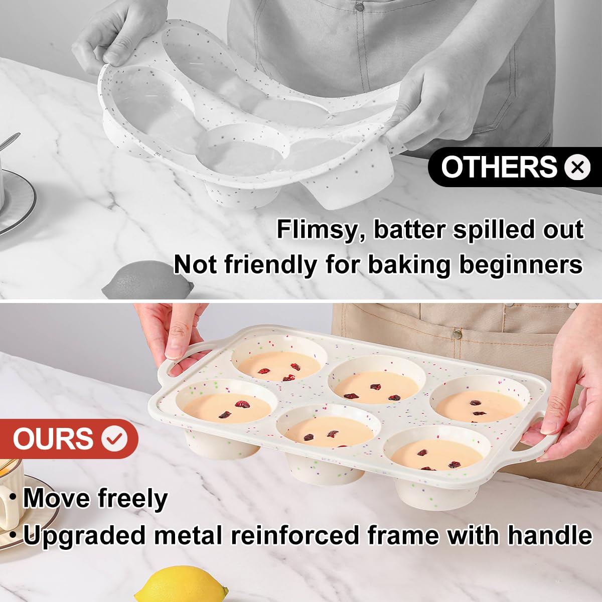 CAKETIME limpieza fácil apta para lavavajillas y refrigeración
