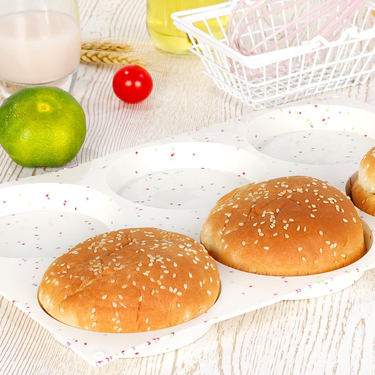 CAKETIME moldes huevo silicona Desayuno: porciones uniformes para bocados rápidos.