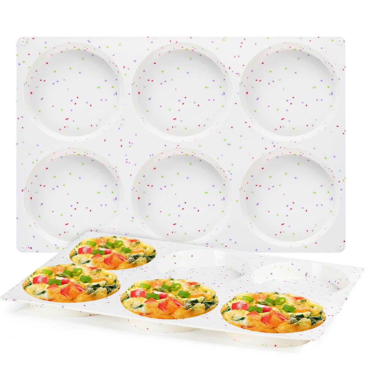 CAKETIME pan cima magdalena 4pulgadas: desmolda fácilmente para desayunos prácticos.