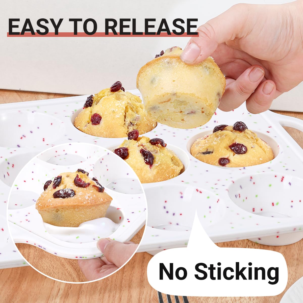 CAKETIME, silicona de grado alimentario apta para horno, microondas y lavavajillas