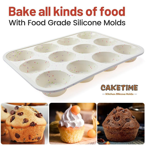 CAKETIME superficie antiadherente facilita desmolde sin esfuerzo y limpieza rápida.