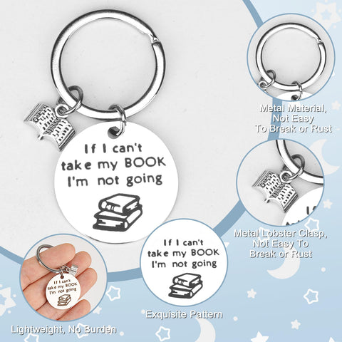 CAKKA llavero libro: detalle encantador para regalar a lectores