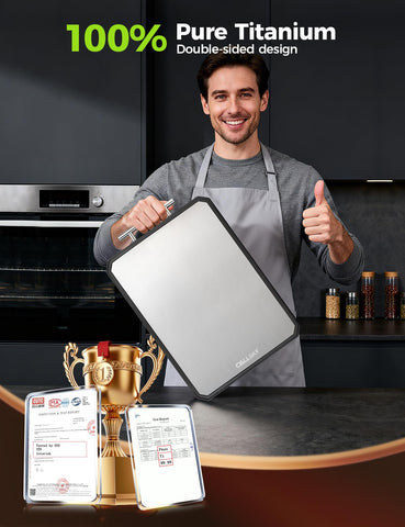 Tabla Callsky apta para lavavajillas facilita la limpieza después de cocinar.