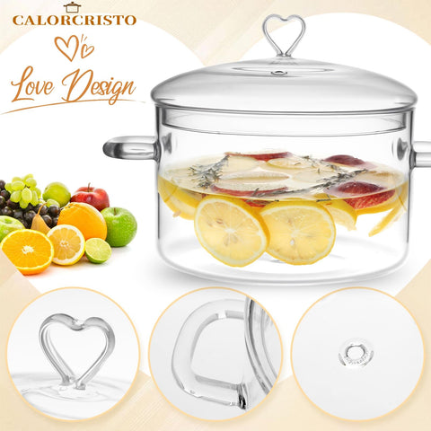 CALORCRISTO vidrio borosilicato sin BPA, uso diario seguro