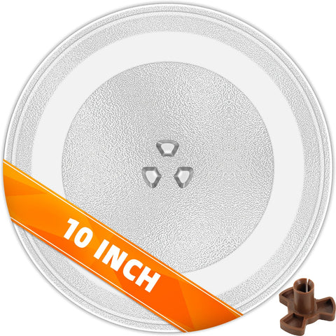 CALPALMY placa giratoria 10 pulgadas para microondas, giro estable para calentamiento uniforme