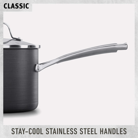 Aluminio duro anodizado de alto rendimiento para calor rápido y uniforme.