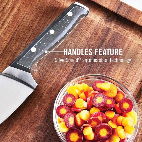Calphalon Classic cuchillo chef 8 pulgadas para cortes precisos y consistentes.