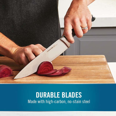 Calphalon Classic cuchillo serrado 6 pulgadas ideal para pan y vegetales.