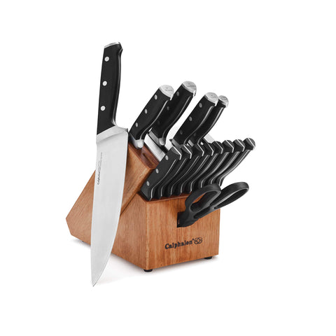 Calphalon Classic bloque de cuchillos: bloque estable para acceso rápido a cuchillos.