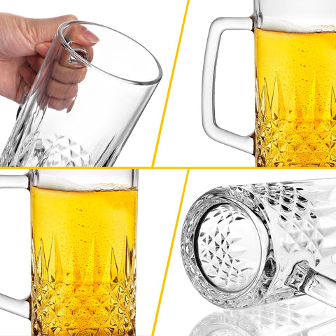 Diseño ergonómico del asa facilita levantar y beber cómodo