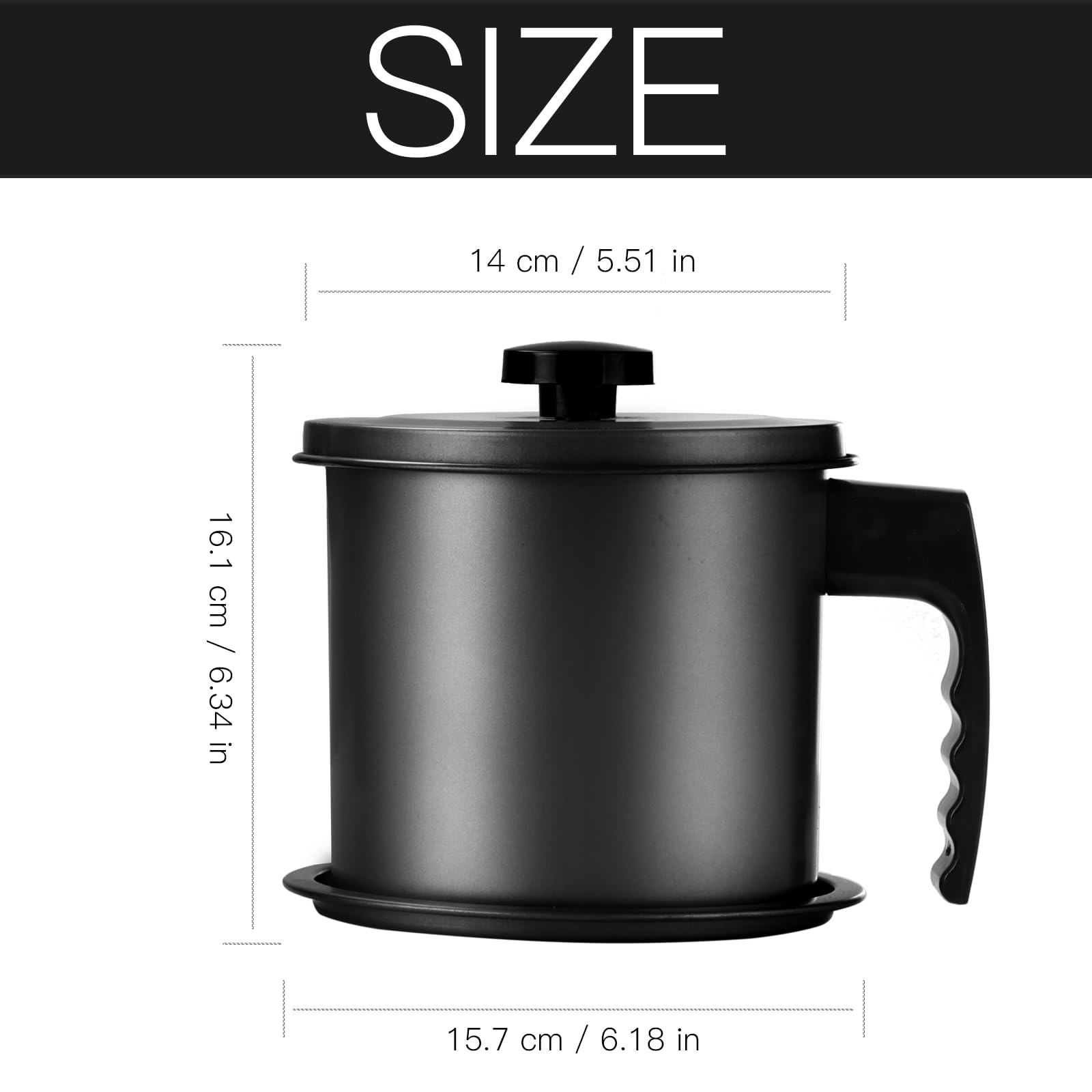 Cambom capacidad de 1,3 L, ideal para uso diario.