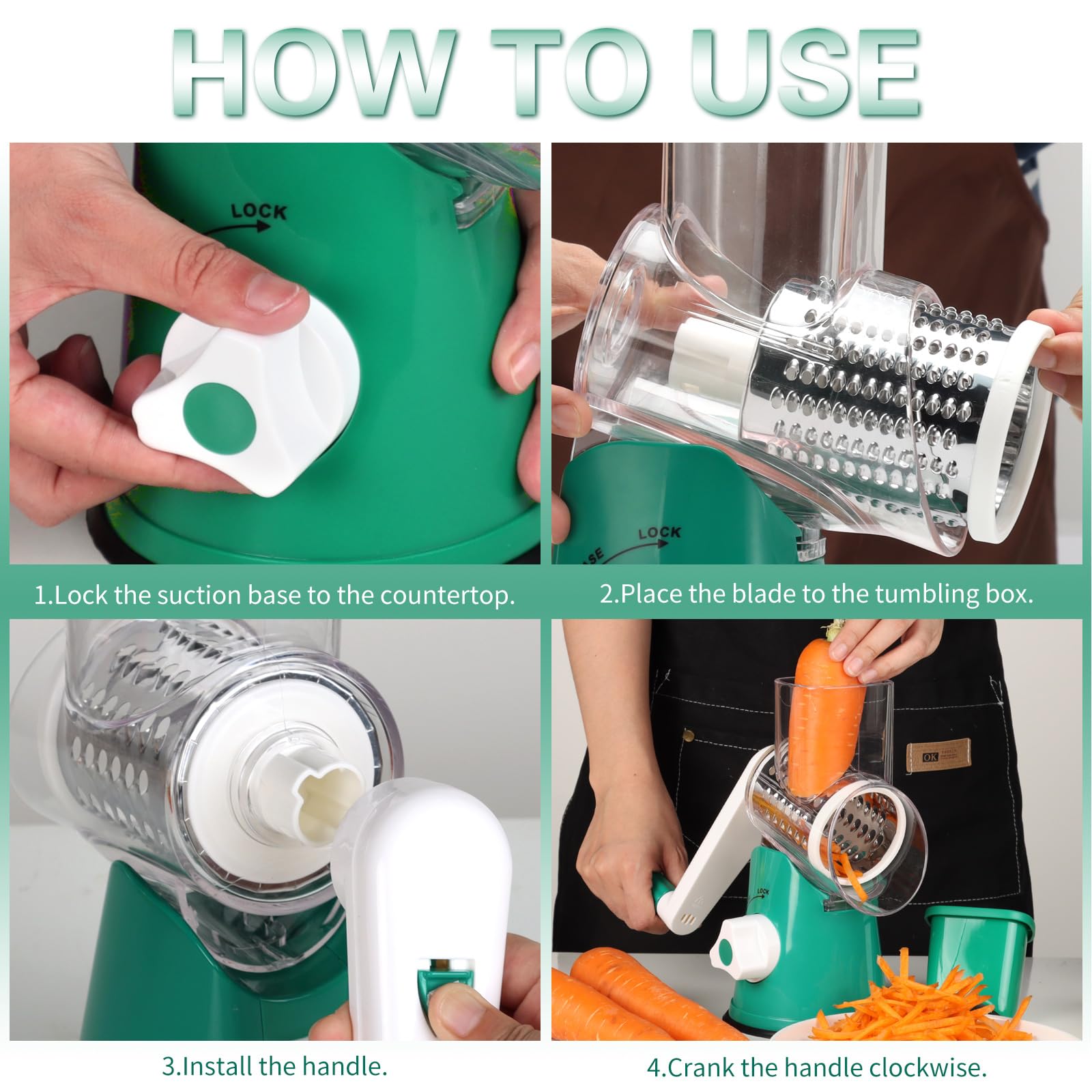 Ideal para mesas de cocina con sujeción estable
