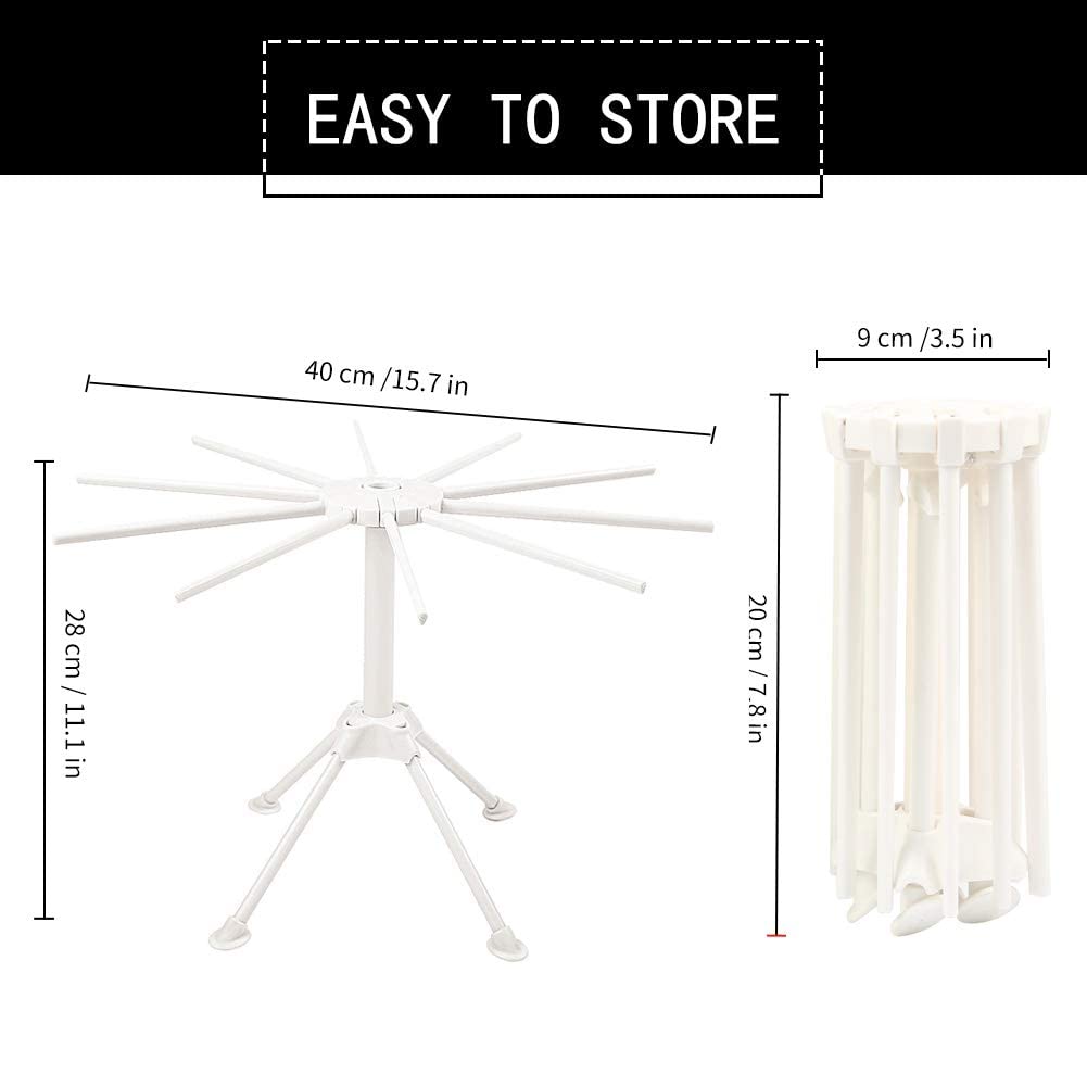 Cambom secador de pasta con ganchos para colgar y secar pasta.