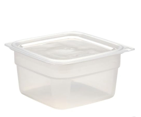 FreshPro traslucidos de Cambro permiten ver el contenido fácilmente