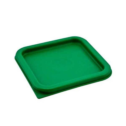 Tapas cuadradas de Cambro para contenedores 2 y 4 qt, sellado seguro y almacenamiento ordenado.