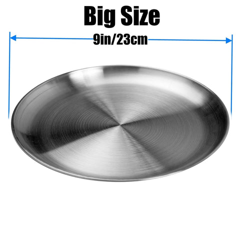 CAMBUY plato 9 pulgadas, apto para lavavajillas y reutilizable