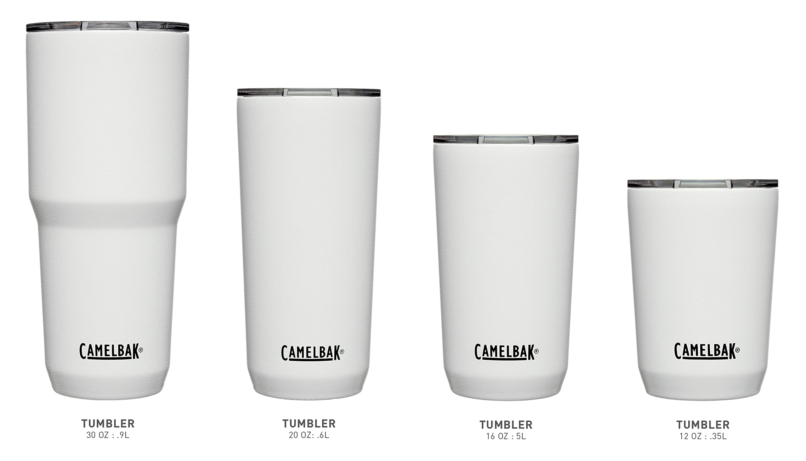 CamelBak Horizon Tumbler diseño ergonómico y cónico para un agarre cómodo.