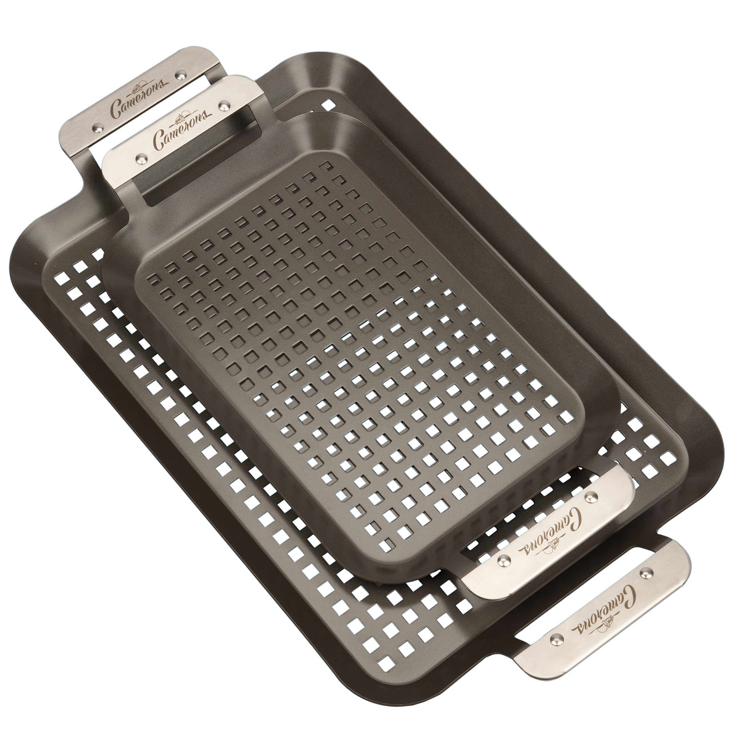Camerons Grill Topper: ideal para carne, verduras y mariscos en la parrilla.