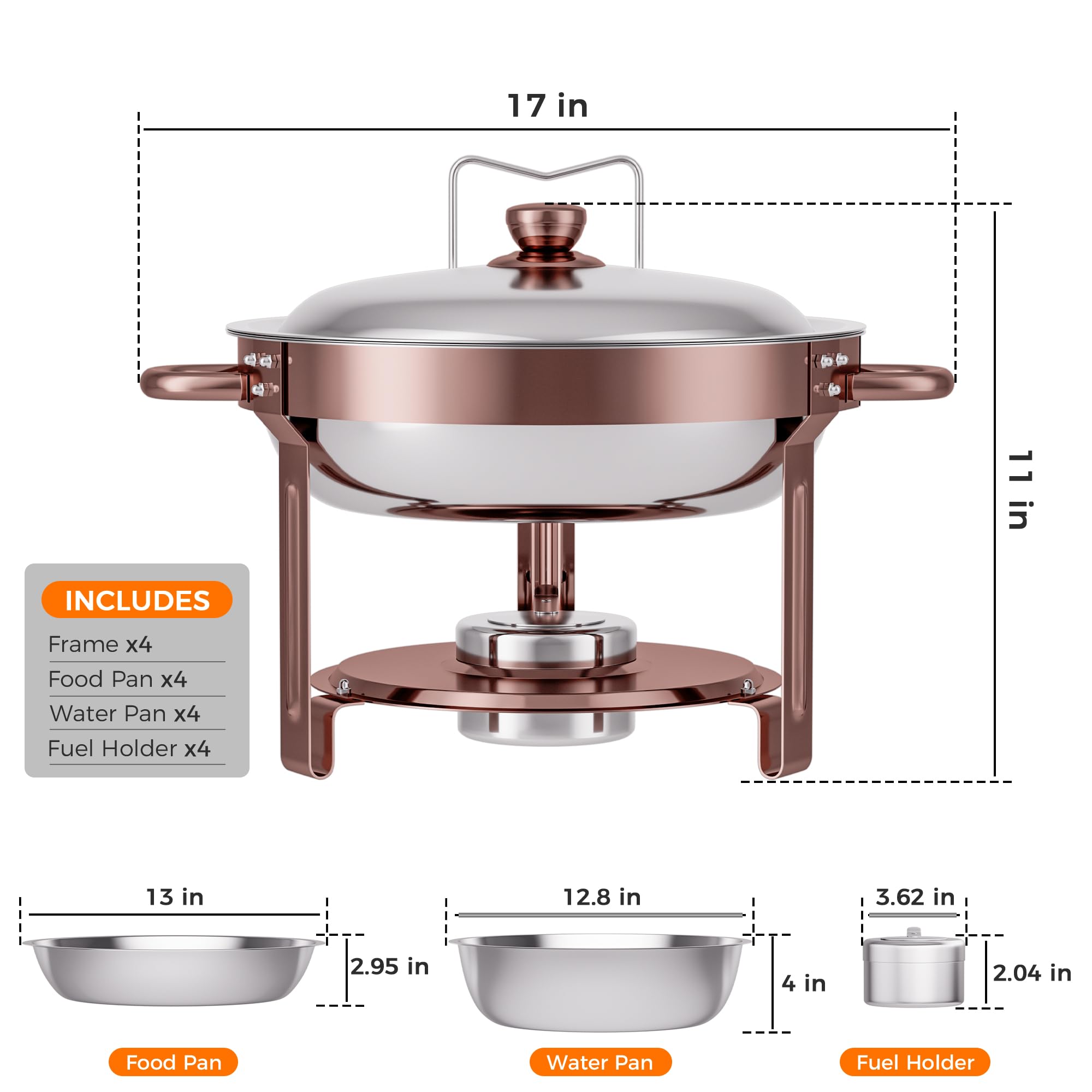 CAMMOO conjunto práctico para buffets y eventos