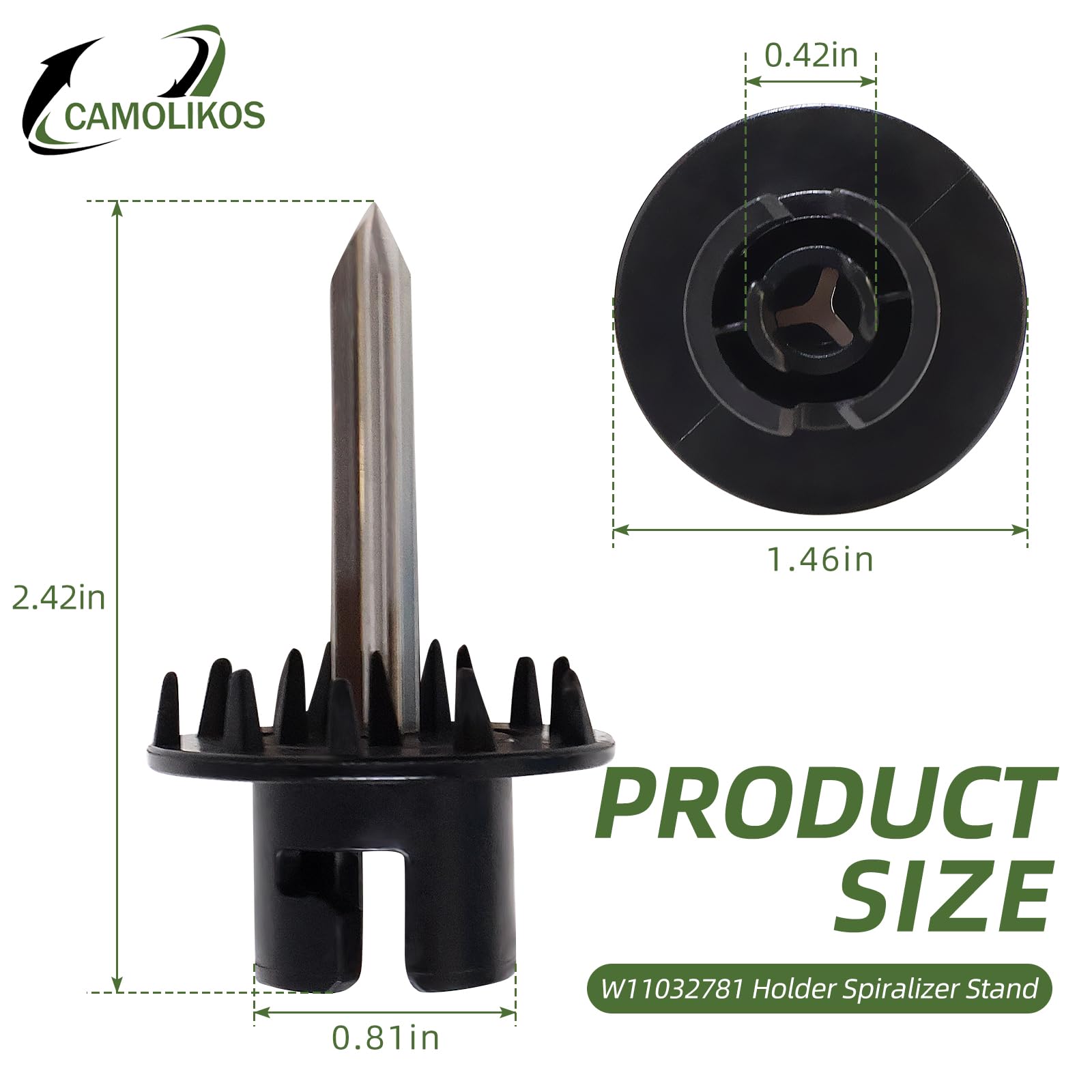 CAMOLIKOS W11032781: ajuste exacto para instalación rápida y sin modificaciones.