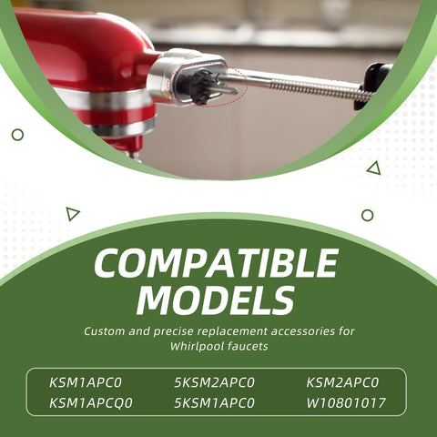 CAMOLIKOS W11032781: compatibilidad con modelos KSM y W10801017 para reemplazo sencillo.